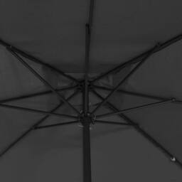 Berkfield Home Square Garden Parasol 295x245 cm Anthracite in Dark Grey - thumbnail 4