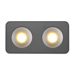 Netlighting Hangarau Twin Ceiling Spotlight Grey Dark LED 3000K - thumbnail 4