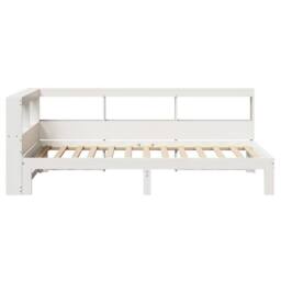 Berkfield Home Decorative Bookcase Bed without Mattress White 90x200 cm Solid Wo - thumbnail 8