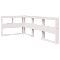 Berkfield Home Decorative Bookcase Bed without Mattress White 90x200 cm Solid Wo - thumbnail 6