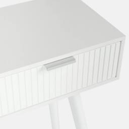 OHS Venice Console/Dresssing Table Engineered Wood Entryway Display Desk in White - thumbnail 4