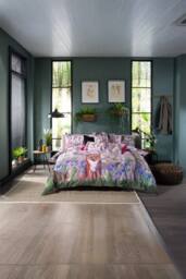 House of Norris Forest At Twilight Duvet Set, Digitally Printed Cotton - Size: Double