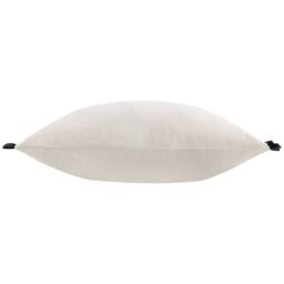 Wylder Tilly Velvet Frill Reversible Cushion in Off-White - Size: 30 cm x 50 cm - thumbnail 3