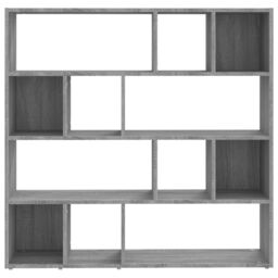 Berkfield Home Book Cabinet/Room Divider Grey Sonoma 105x24x102 cm - Size: 105 x 24 x 102 cm - thumbnail 5