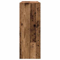 Berkfield Home Console Table Old Wood 105x30x80 cm Engineered Wood in Brown - Size: 105 x 30 x 80 cm - thumbnail 5