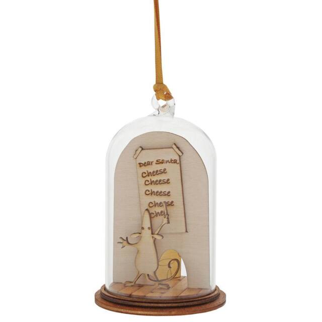 Gifts Direct 2 U Hanging Christmas Tree Bauble Ornament - Dear Santa Cheese Cheese - image 1