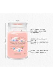 Yankee Candle Women's Signature Large Jar Watercolour Skies in Pink - thumbnail 4