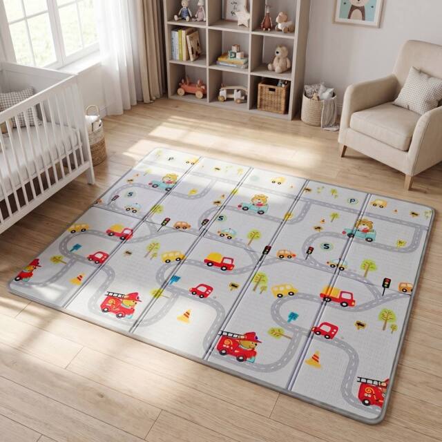 Liberty House Toys Toddler Play Mat - Alphabet & Roads - image 1