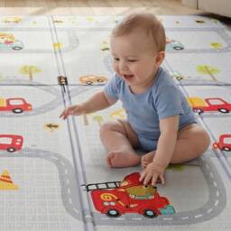 Liberty House Toys Toddler Play Mat - Alphabet & Roads - thumbnail 4