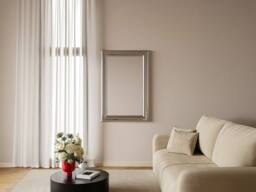 Vente-unique Rectangular Metal Wall Mirror - W. 80 X H. 120 Cm - Chrome - BORAYA in Silver - thumbnail 1