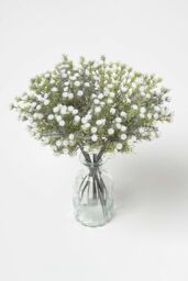 Homescapes Artificial Flower White Baby's Breath Bouquet, 32 cm - thumbnail 1