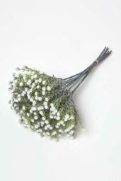 Homescapes Artificial Flower White Baby's Breath Bouquet, 32 cm - thumbnail 3