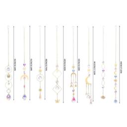 Kelvenix 8 Pack Crystal Suncatchers Gold Moon Star Sun - Size: 0.6m2 - thumbnail 2