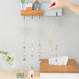 Kelvenix 8 Pack Crystal Suncatchers Gold Moon Star Sun - Size: 0.6m2 - thumbnail 5
