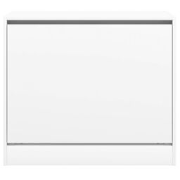 Berkfield Home Shoe Cabinet White 80x42x69 cm Engineered Wood - Size: 80 x 42 x 69 cm - thumbnail 5
