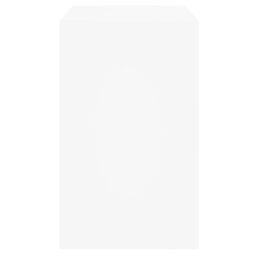 Berkfield Home Shoe Cabinet White 80x42x69 cm Engineered Wood - Size: 80 x 42 x 69 cm - thumbnail 6