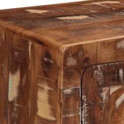 Berkfield Home TV Cabinet 105x46x32 cm Solid Wood Reclaimed in Brown - Size: 105 x 46 x 32 cm - thumbnail 6