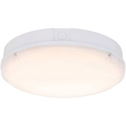 Loops Gloss White IP65 Bulkhead Light - 18W CCT SMD LED Module - Microwave Sensor - thumbnail 3