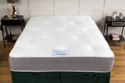 UK Bed Furniture Backcare 1000 Mattress in White - Size: Single - thumbnail 3