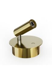 CGC Lighting 'Scarlet' Satin Gold Adjustable Head LED Rechargeable Magnetic USB Reading Bedside Wall Light - thumbnail 3