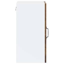 Berkfield Home Kitchen Wall Cabinet with Glass Door¬†Porto Smoked Oak in Brown - thumbnail 8