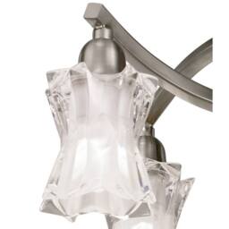 Netlighting Alaska Ceiling 4 Light L1SGU10 Satin Nickel in Grey - thumbnail 5