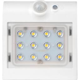 Luceco Solar Guardian PIR Wall Light, IP65, 1.5W, 220lm, 4000K, White - thumbnail 6