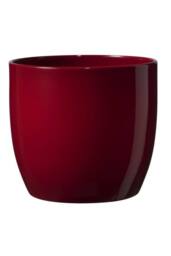 KDMD Shiny Bordeaux Basel Fashion Pot 8cm 4 Pack in Maroon - thumbnail 2