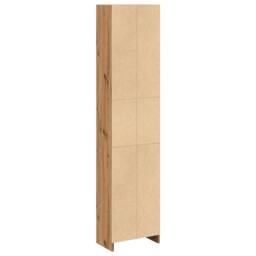 Berkfield Home Decorative Bookcase Artisian Oak 40x24x176 cm Engineered Wood in Brown - Size: 40 x 24 x 176 cm - thumbnail 6