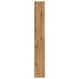 Berkfield Home Decorative Bookcase Artisian Oak 40x24x176 cm Engineered Wood in Brown - Size: 40 x 24 x 176 cm - thumbnail 5