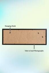 Arpan MDF Multi Aperture Photo Picture Frame (5 Aperture) in Black - thumbnail 3