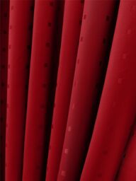 Luxury Living Adi Lined Ring Top Eyelet Curtains in Red - Size: 168 cm width x 183 cm drop - thumbnail 5