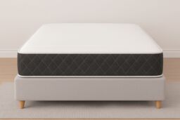 Sloomy Midnight Bonnell 25cm Deep Memory Foam Mattress in White - Size: Small Single - thumbnail 5