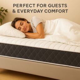 Sloomy Midnight Bonnell 25cm Deep Memory Foam Mattress in White - Size: Small Single - thumbnail 6