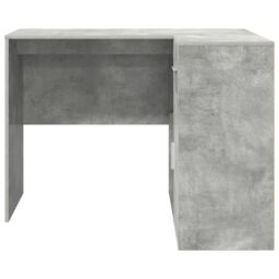 Berkfield Home Corner Desk Concrete Grey 102x88x75 cm Engineered Wood - Size: 102 x 88 x 75 cm - thumbnail 7