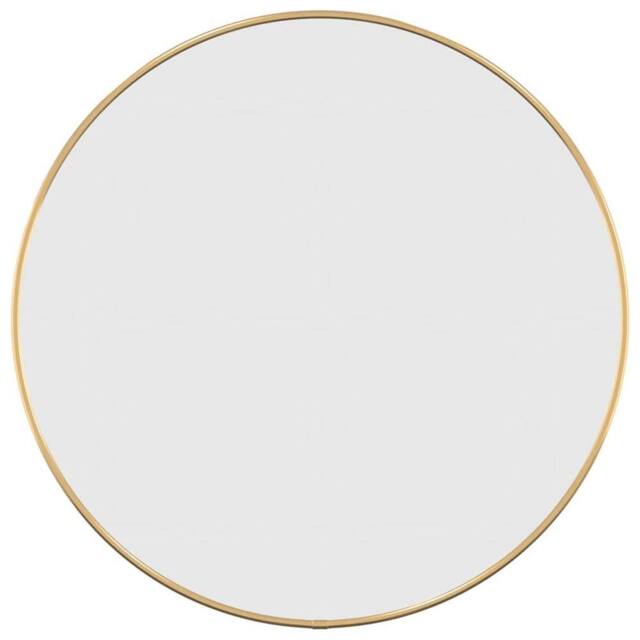 Berkfield Home Wall Mirror Gold √ò 50 cm Round - image 1