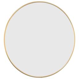 Berkfield Home Wall Mirror Gold √ò 50 cm Round - thumbnail 3