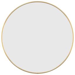 Berkfield Home Wall Mirror Gold √ò 50 cm Round