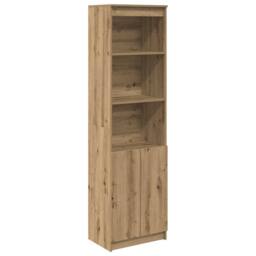 Berkfield Home Highboard Artisan Oak 50x35x180 cm Engineered Wood in Brown - Size: 50 x 35 x 180 cm - thumbnail 3