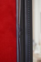 MirrorOutlet Fraser Black Beaded Dress Mirror 102cm x 72cm - Size: 1 Pack - thumbnail 4