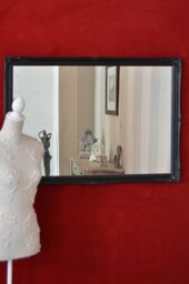 MirrorOutlet Fraser Black Beaded Dress Mirror 102cm x 72cm - Size: 1 Pack - thumbnail 3