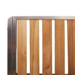 Berkfield Home Stacking Garden Chairs 6 pcs 54.5x56x87 cm Solid Wood Teak in Brown - thumbnail 9