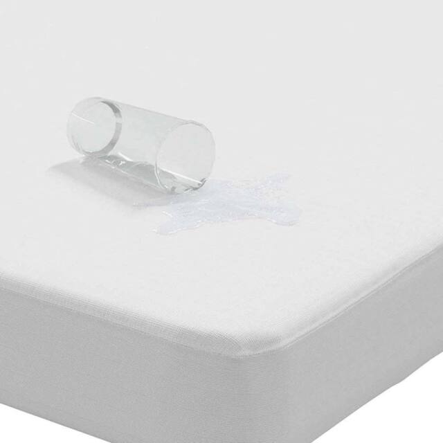 Berkfield Home Mattress Protector White 160x200 cm Waterproof - image 1