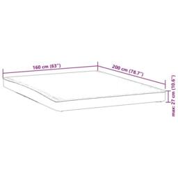 Berkfield Home Mattress Protector White 160x200 cm Waterproof - thumbnail 7