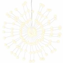 Berkfield Home Christmas Starburst Lights 140 LEDs 4 pcs Warm White 17 cm - thumbnail 3