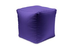 Snug City Waterproof Cube Indoor Outdoor Bean Bag Foot Stool Pouffe in Purple - thumbnail 6
