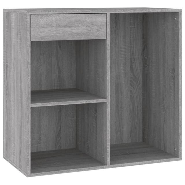 Berkfield Home Cosmetic Cabinet Grey Sonoma 80x40x75 cm Engineered Wood - Size: 80 x 40 x 75 cm - image 1