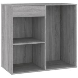Berkfield Home Cosmetic Cabinet Grey Sonoma 80x40x75 cm Engineered Wood - Size: 80 x 40 x 75 cm - thumbnail 1