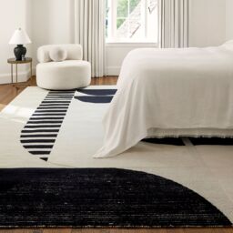 Livabliss Brooklyn-Hand Tufted Cream Black Wool Modern Living Dining Bedroom Rug - Size: 180 cm x 250 cm - thumbnail 7