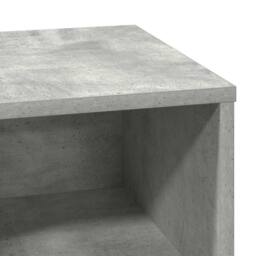 Berkfield Home Modern Bedside Cabinet with LED Concrete Grey 50x34.5x50 cm - thumbnail 9